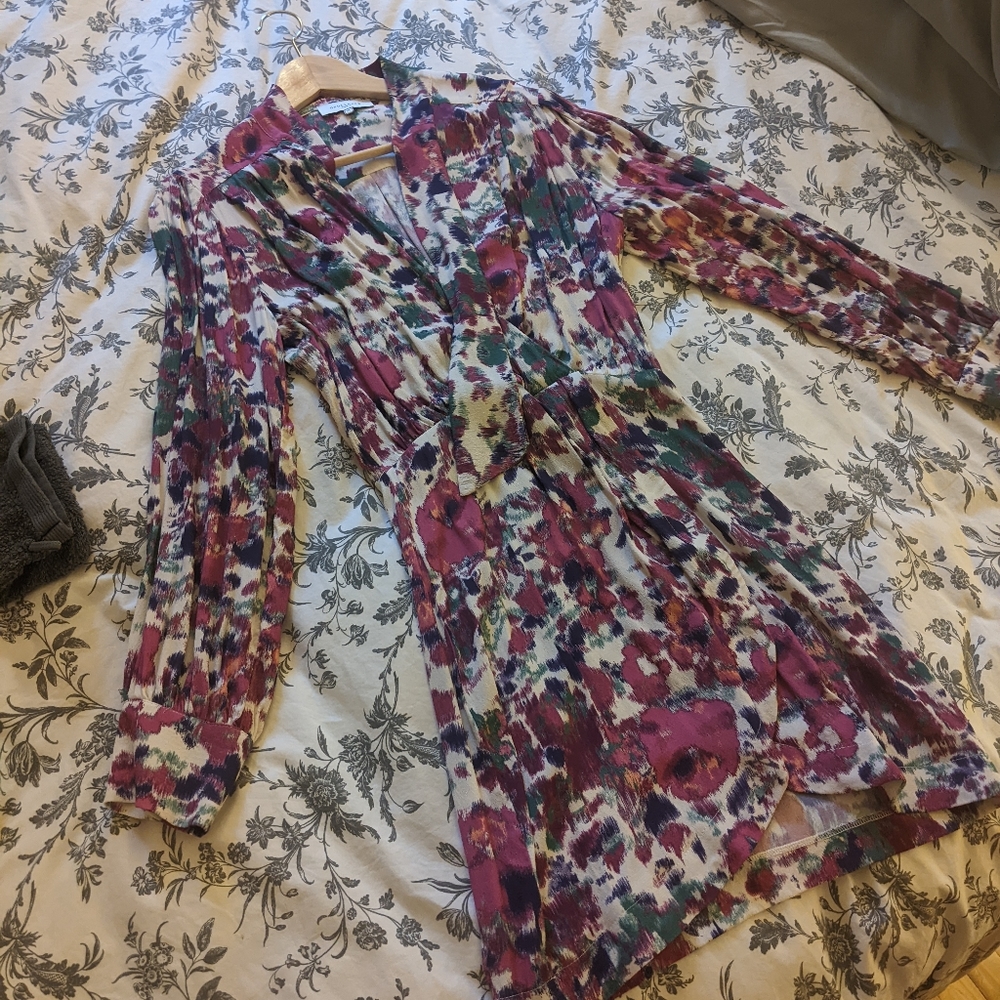 Robe Lisa fleuri bougainvillier Opullence Paris